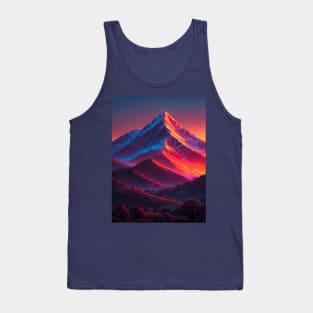 mountain at sunset Tank Top